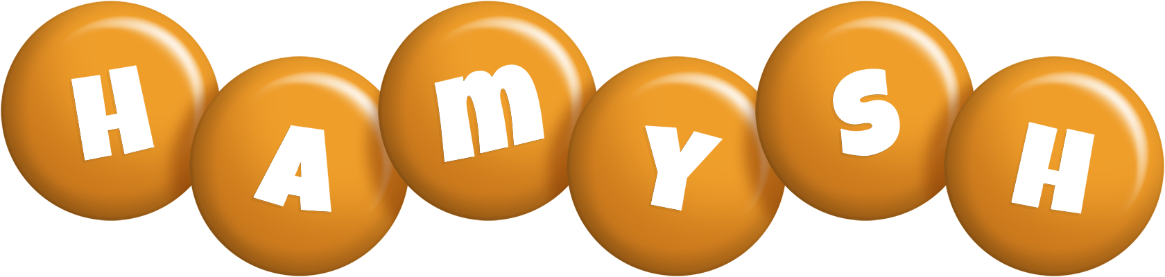 Hamysh candy-orange logo