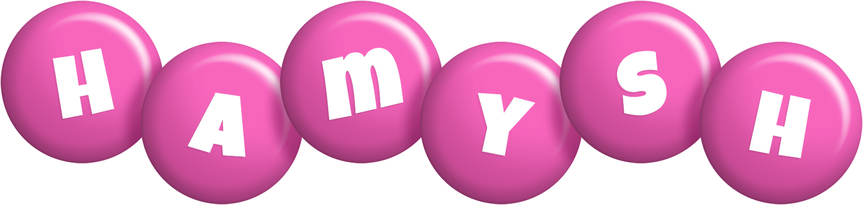 Hamysh candy-pink logo