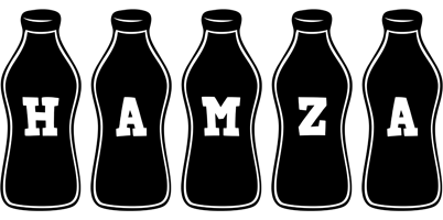 Hamza bottle logo