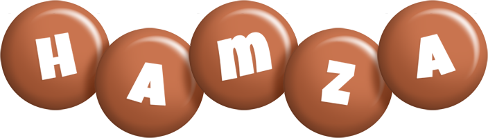 Hamza candy-brown logo