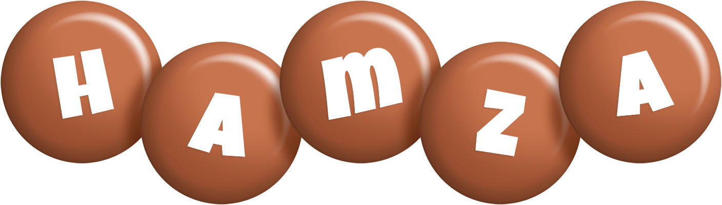 Hamza candy-brown logo