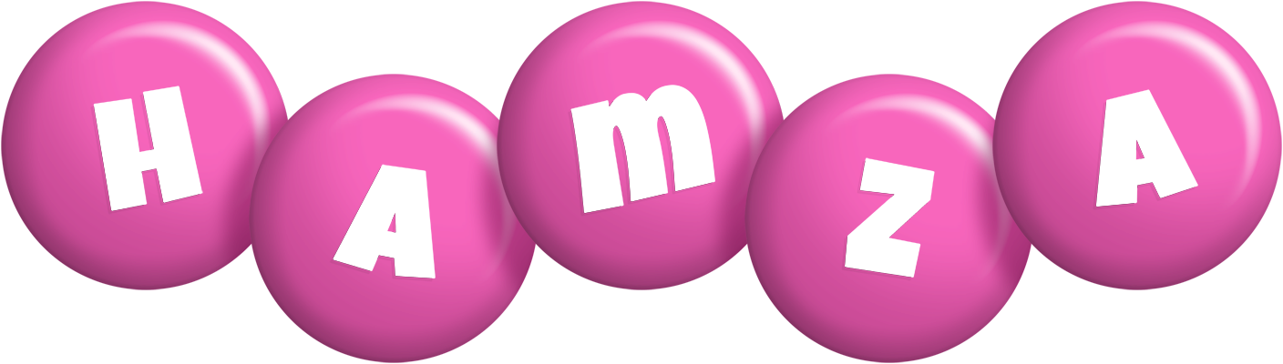 Hamza candy-pink logo