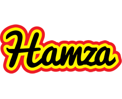 Hamza flaming logo