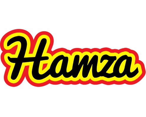 Hamza flaming logo
