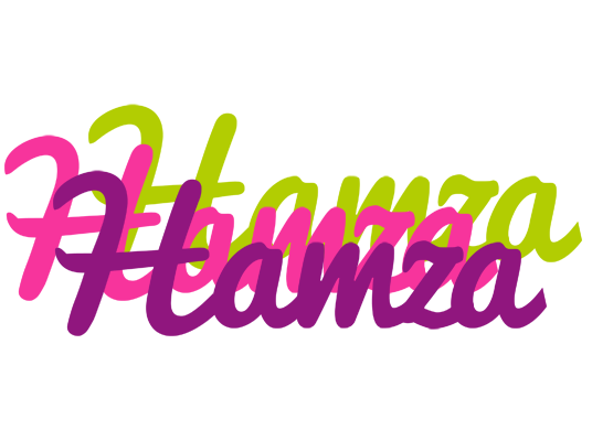 Hamza flowers logo