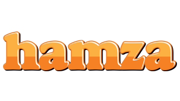 Hamza orange logo