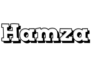 Hamza snowing logo