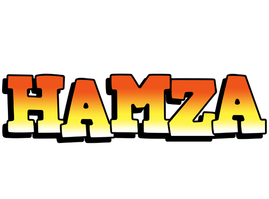 Hamza sunset logo