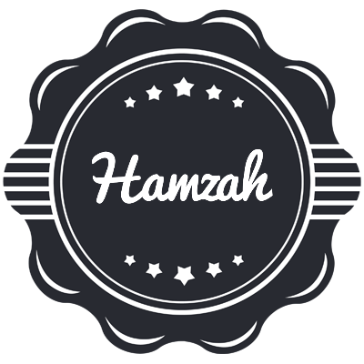 Hamzah badge logo