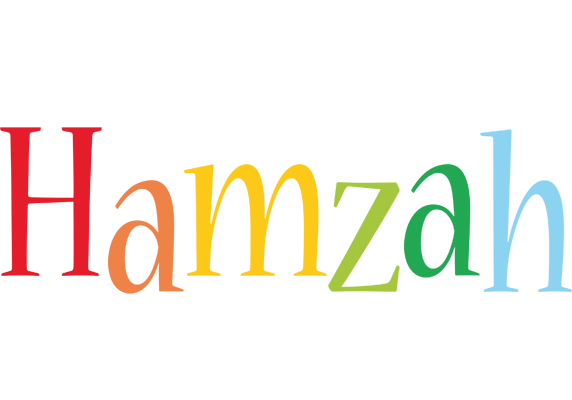 Hamzah birthday logo