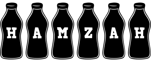 Hamzah bottle logo