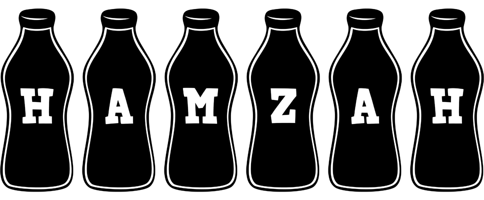 Hamzah bottle logo