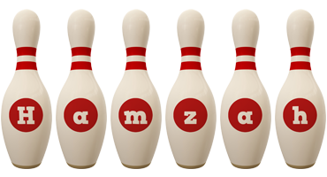 Hamzah bowling-pin logo