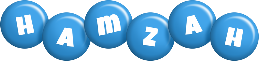 Hamzah candy-blue logo