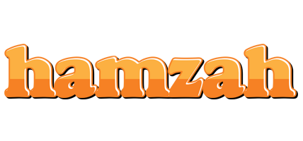 Hamzah orange logo