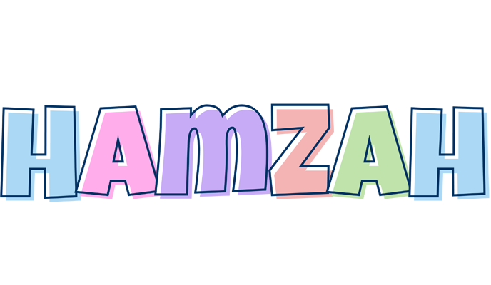 Hamzah pastel logo