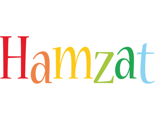 Hamzat birthday logo