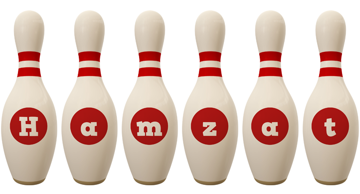 Hamzat bowling-pin logo