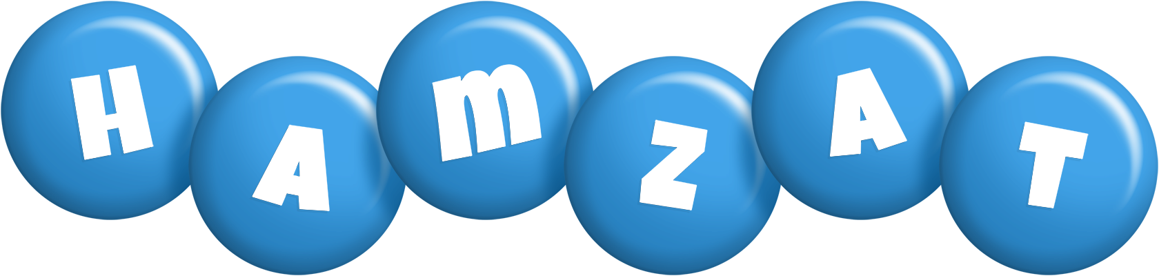 Hamzat candy-blue logo