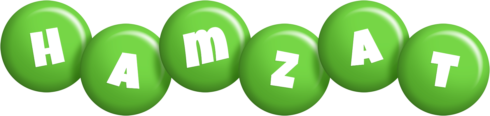 Hamzat candy-green logo