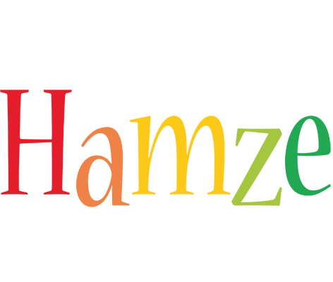 Hamze birthday logo