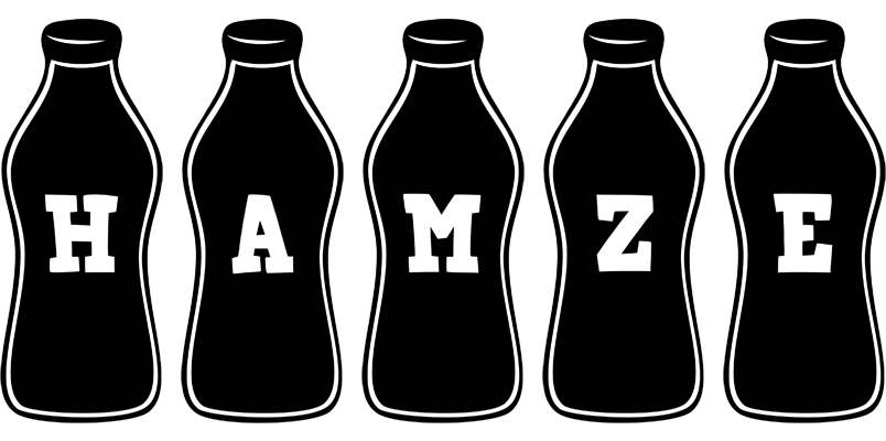 Hamze bottle logo