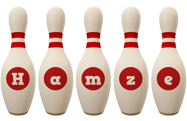 Hamze bowling-pin logo