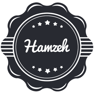 Hamzeh badge logo