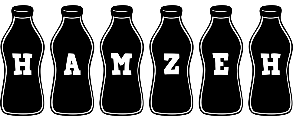 Hamzeh bottle logo