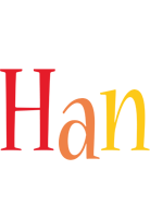 Han birthday logo