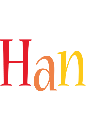 Han birthday logo