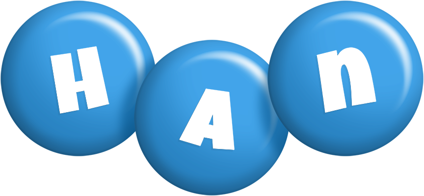Han candy-blue logo
