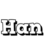 Han snowing logo