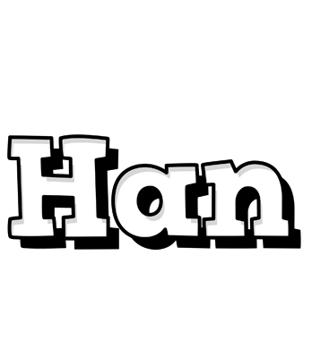 Han snowing logo