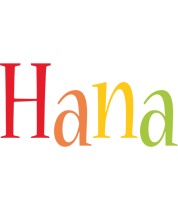 Hana birthday logo