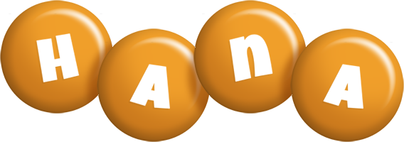 Hana candy-orange logo