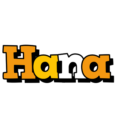 Hana cartoon logo