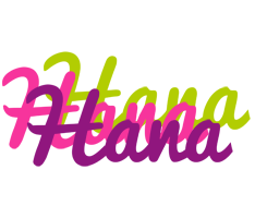 Hana flowers logo
