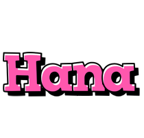 Hana girlish logo