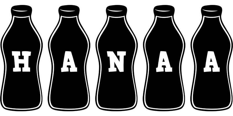 Hanaa bottle logo