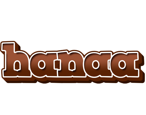 Hanaa brownie logo