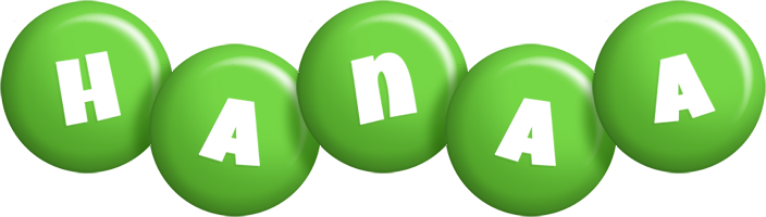 Hanaa candy-green logo