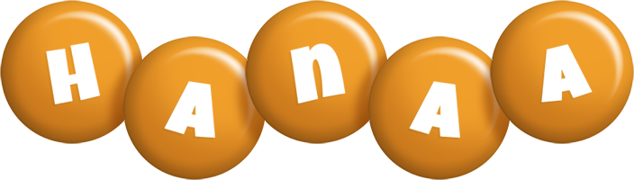 Hanaa candy-orange logo