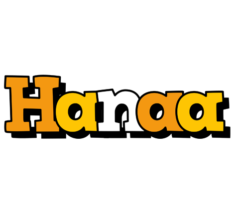 Hanaa cartoon logo