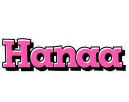 Hanaa girlish logo