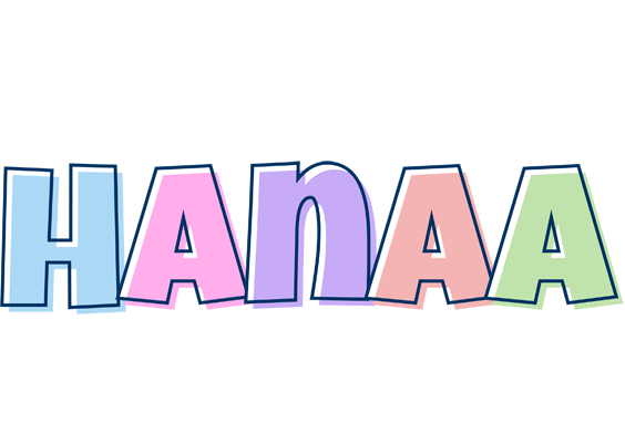 Hanaa pastel logo