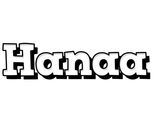 Hanaa snowing logo
