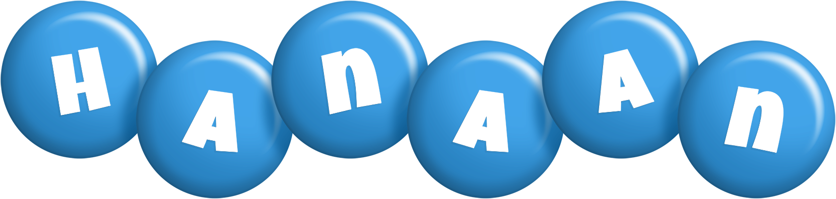 Hanaan candy-blue logo