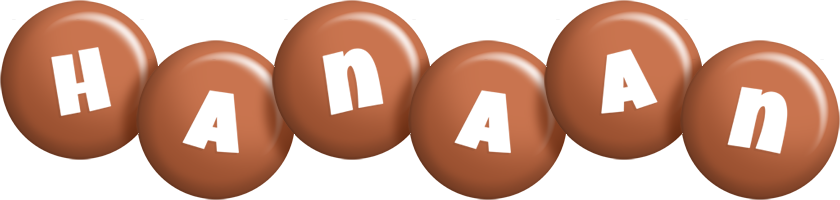 Hanaan candy-brown logo