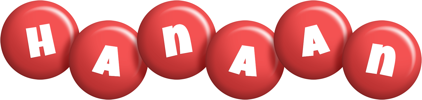 Hanaan candy-red logo